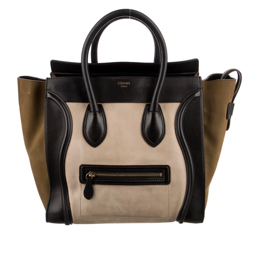 Celine Tricolor mini luggage tote from Fall 2012 collection